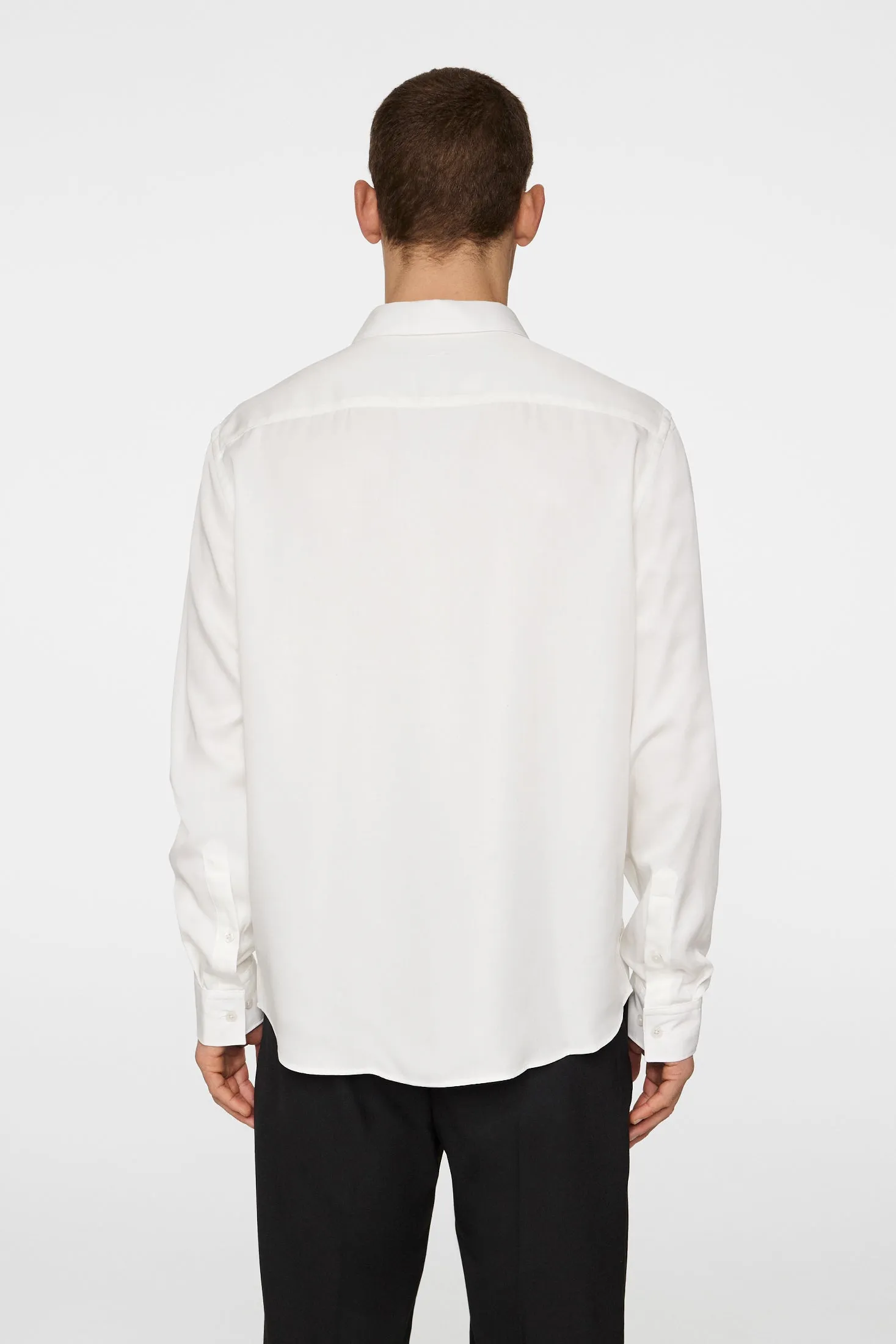 Slim LS Comfort Tencel Shirt / Cloud White sold by J. Lindeberg product image thumbnail 3