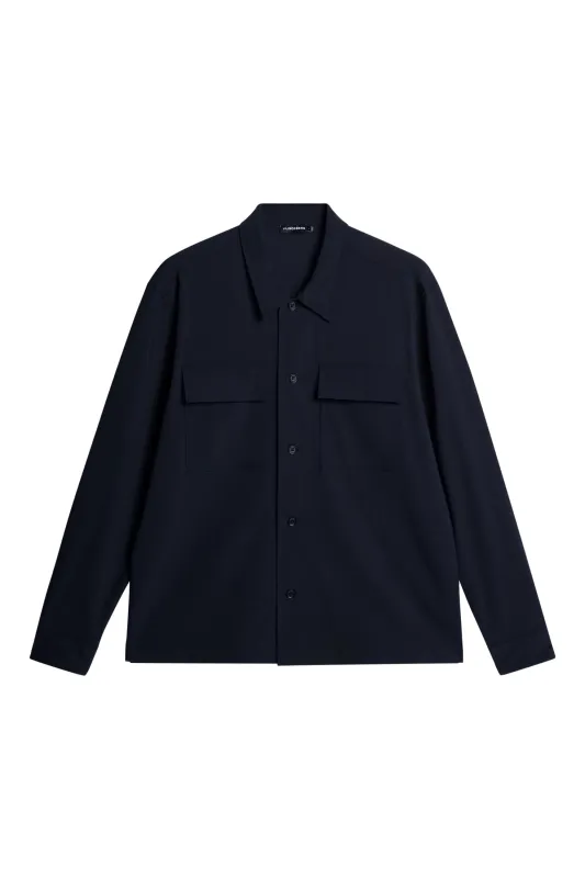 Reid Drape Overshirt / JL Navy made by J. Lindeberg