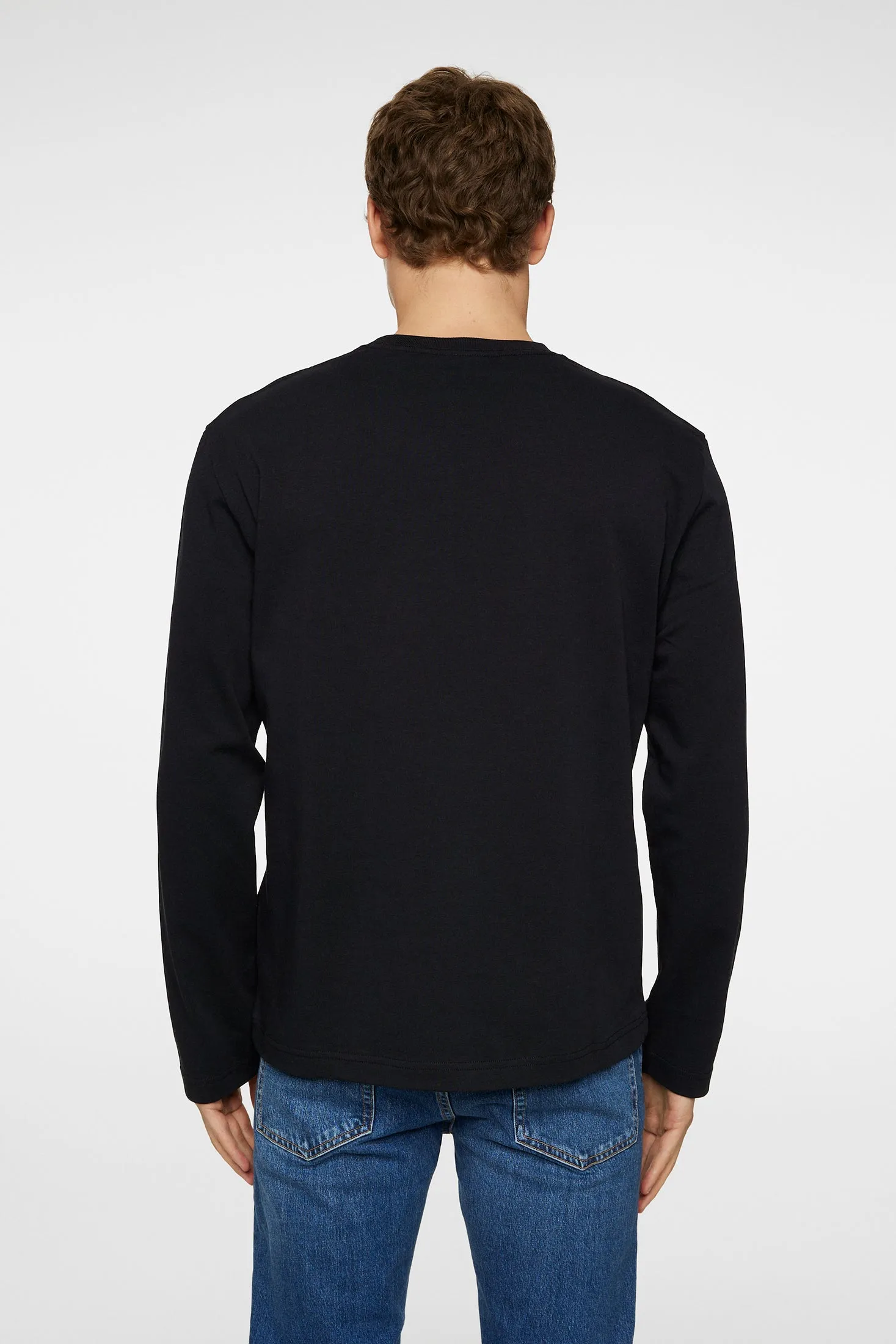 Hale Logo Longsleeve T-shirt / Black sold by J. Lindeberg product image thumbnail 3
