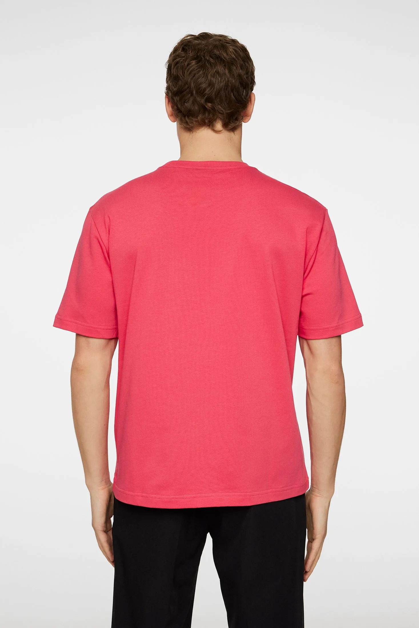 Hale Heavy Logo T-shirt / Azalea sold by J. Lindeberg product image thumbnail 3