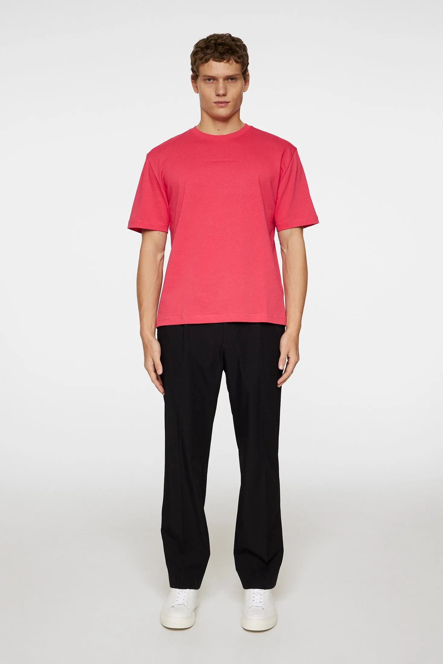 Hale Heavy Logo T-shirt / Azalea sold by J. Lindeberg product image thumbnail 4