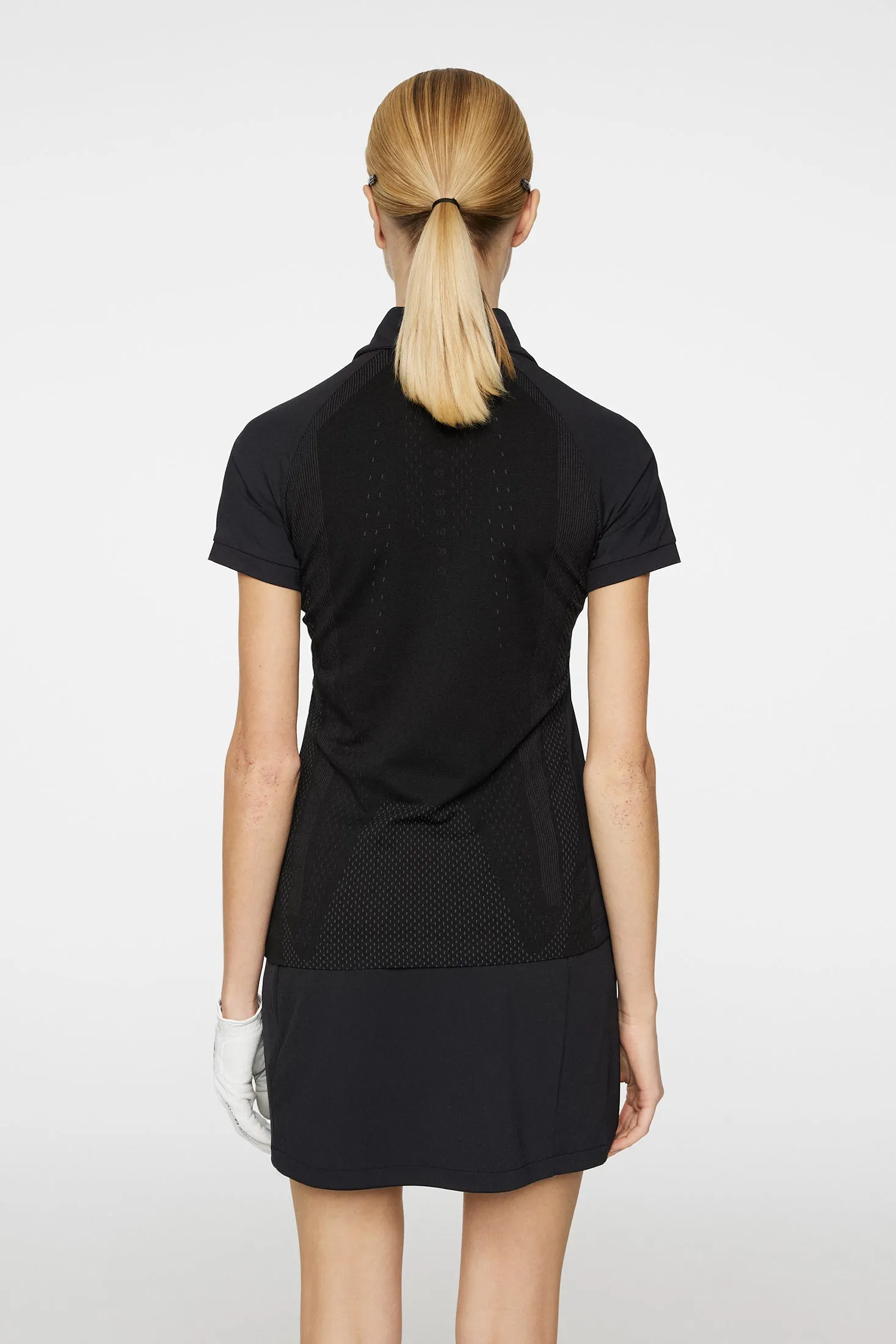 Bobi Tech Polo / Black sold by J. Lindeberg product image thumbnail 4