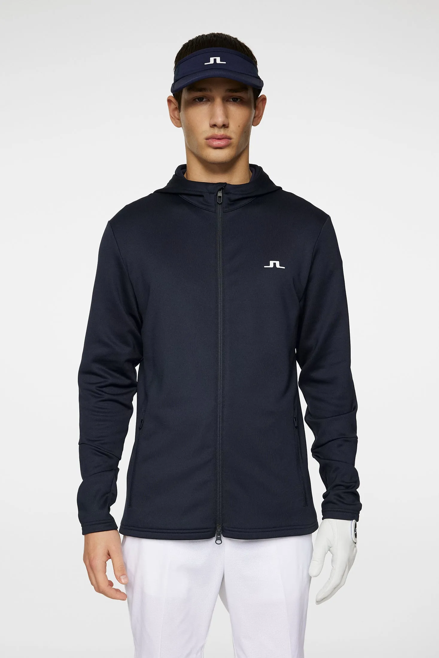 Aerial Full Zip Hood / JL Navy sold by J. Lindeberg product image thumbnail 2