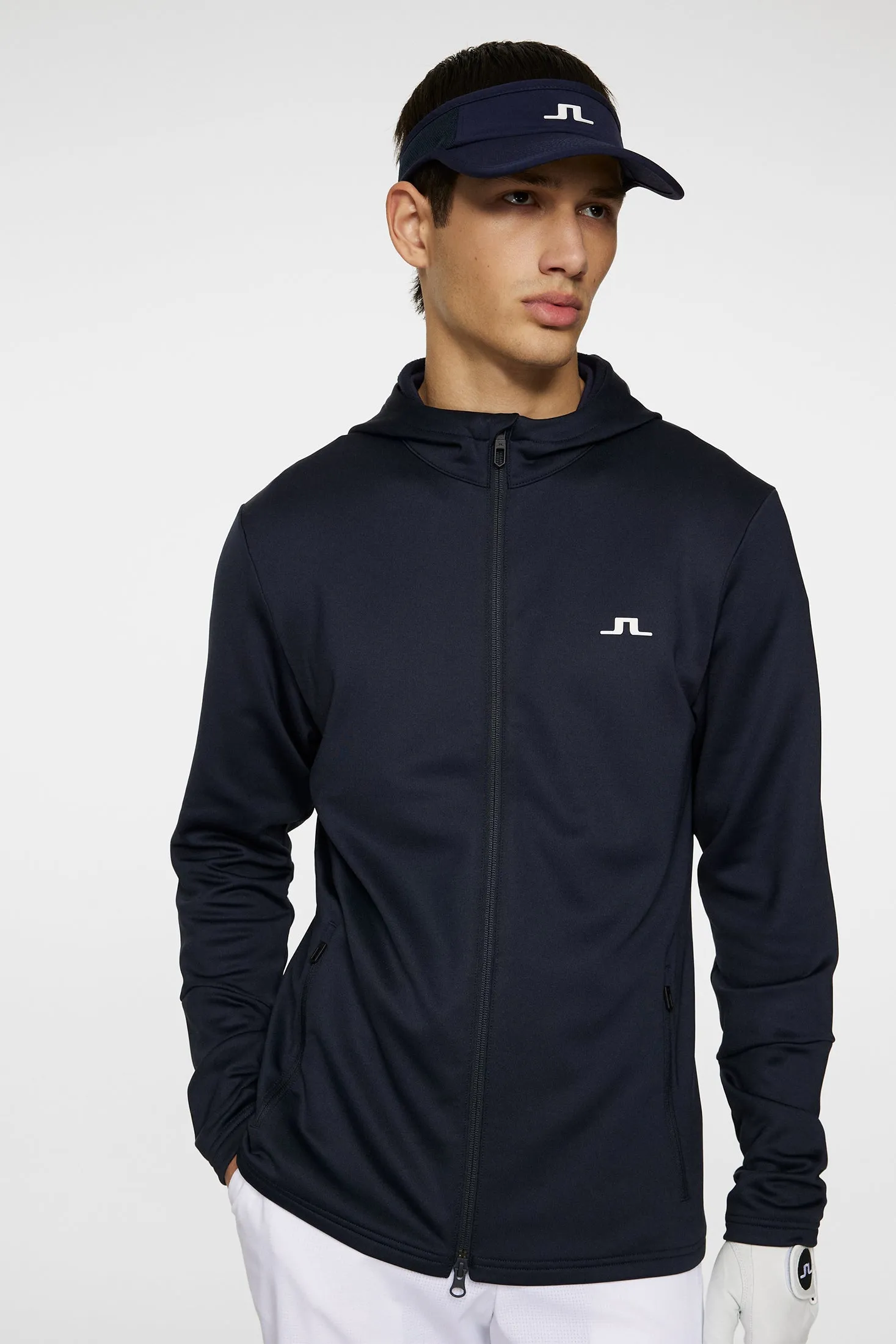 Aerial Full Zip Hood / JL Navy sold by J. Lindeberg product image thumbnail 5