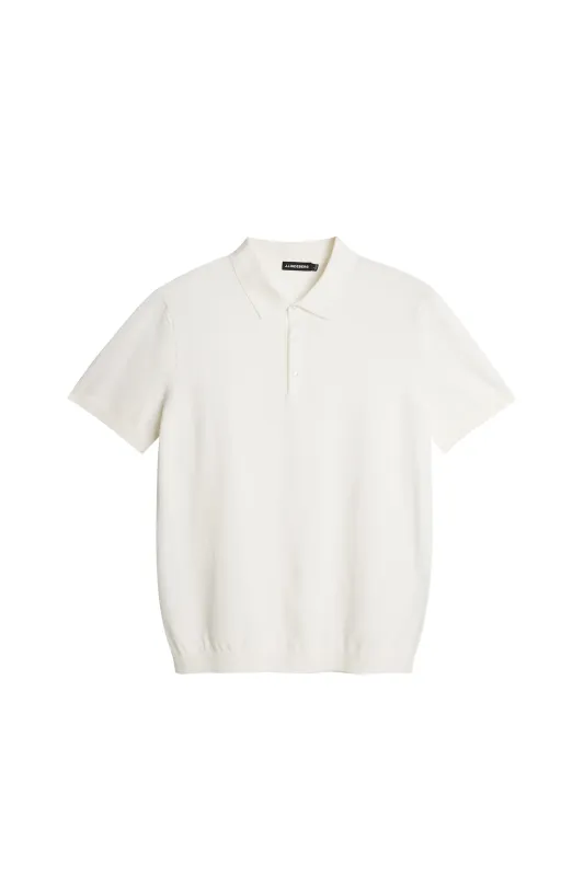 Ridge Knitted Polo / White sold by J. Lindeberg