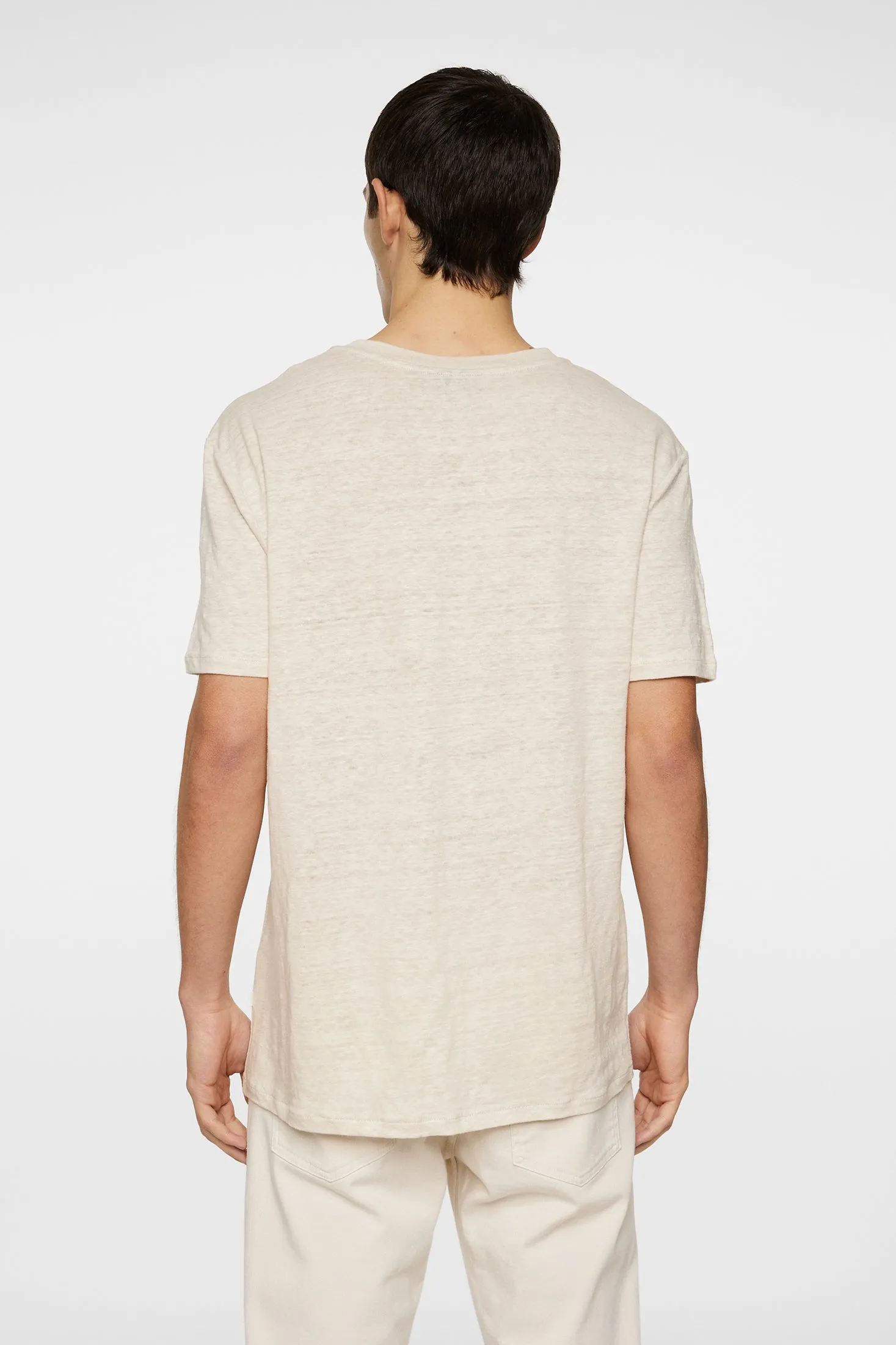 Coma Linen Tee / Moonbeam sold by J. Lindeberg product image thumbnail 3