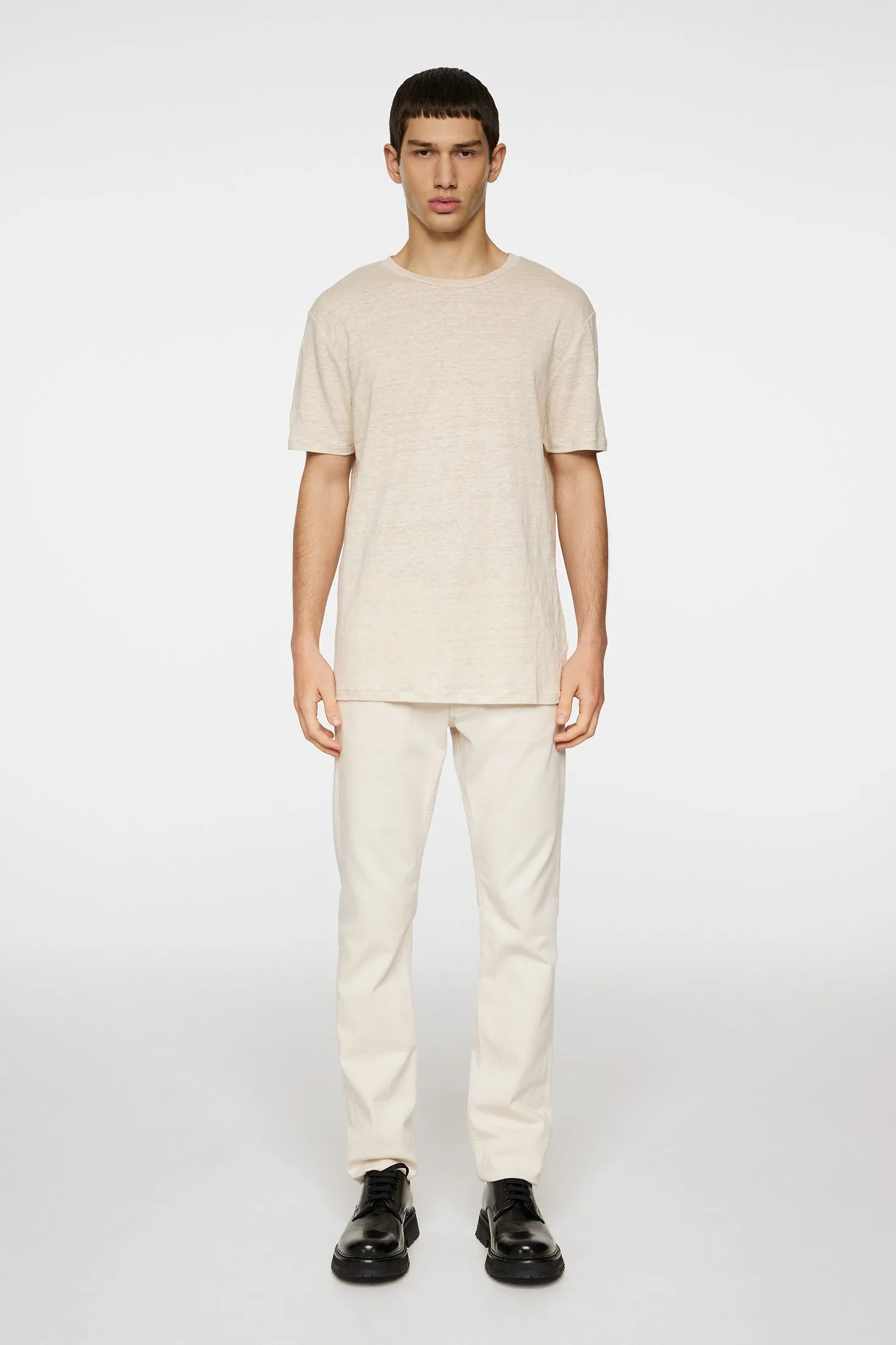 Coma Linen Tee / Moonbeam sold by J. Lindeberg product image thumbnail 4