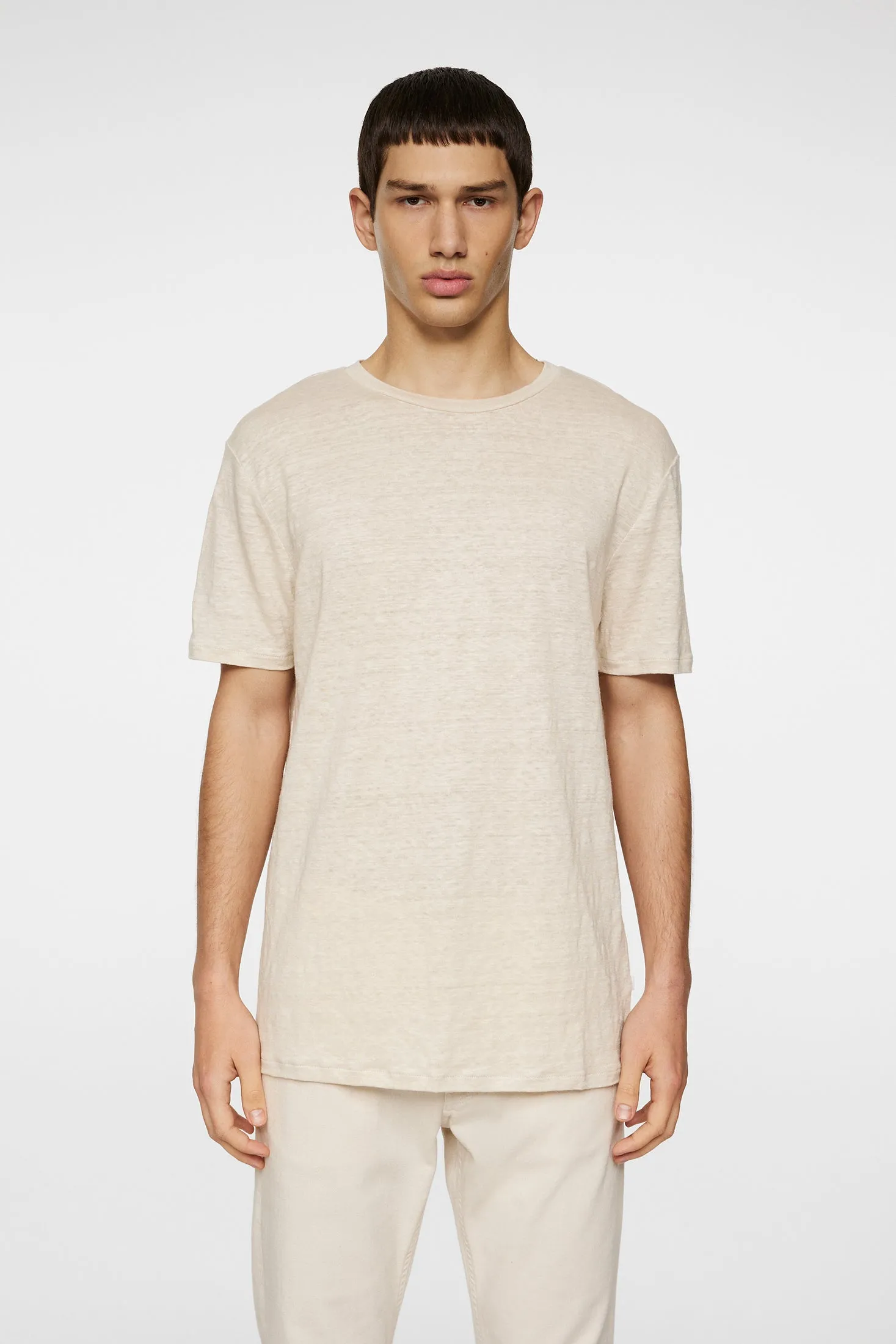 Coma Linen Tee / Moonbeam sold by J. Lindeberg product image thumbnail 2