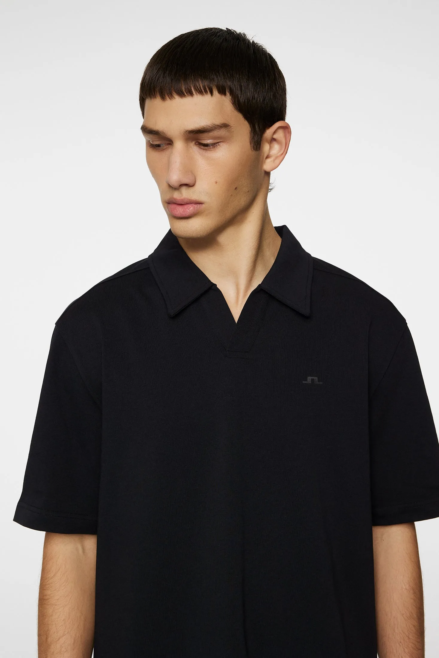 Roy relaxed Polo Pique / Black sold by J. Lindeberg product image thumbnail 5