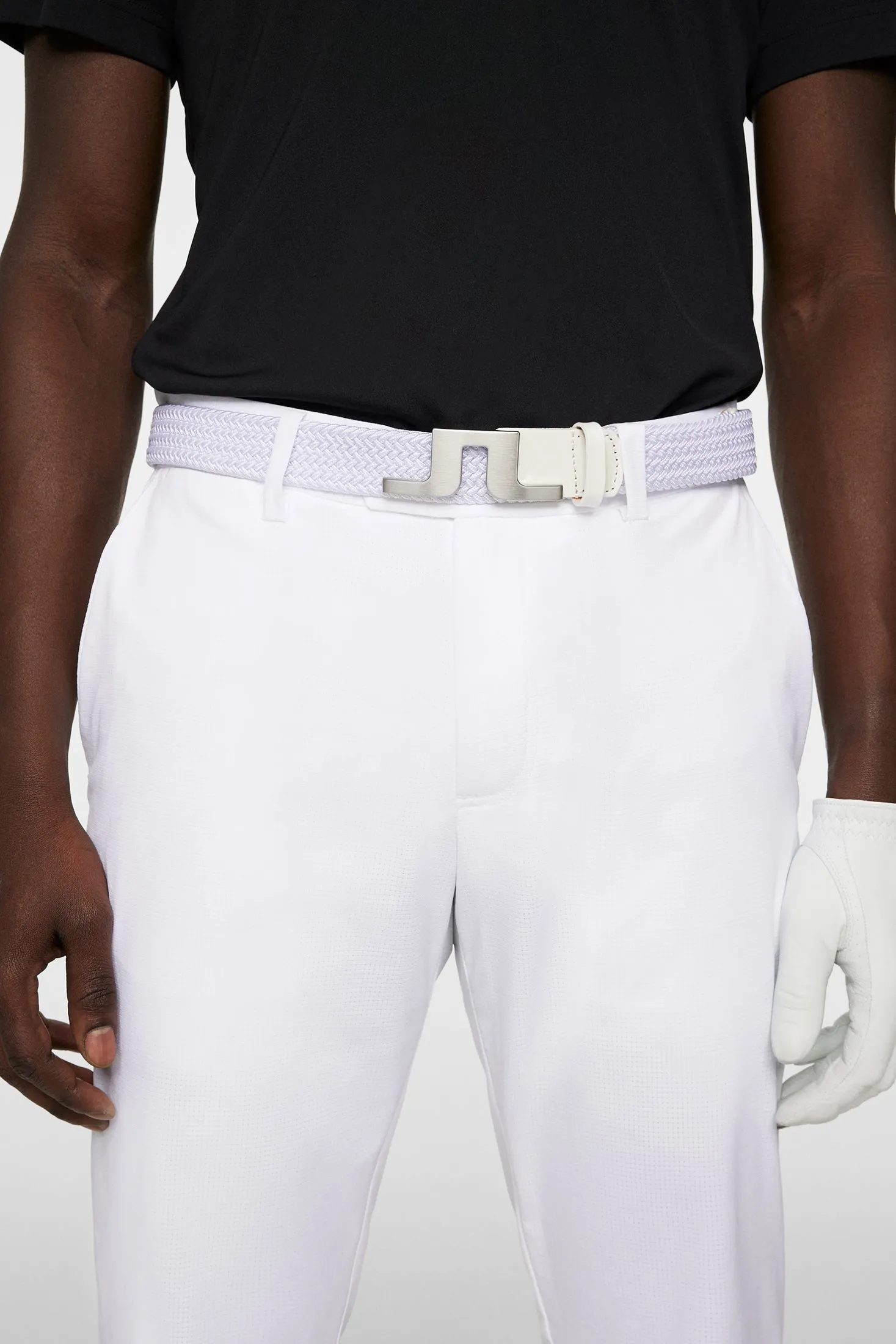 Berry Elastic Belt / White sold by J. Lindeberg product image thumbnail 2