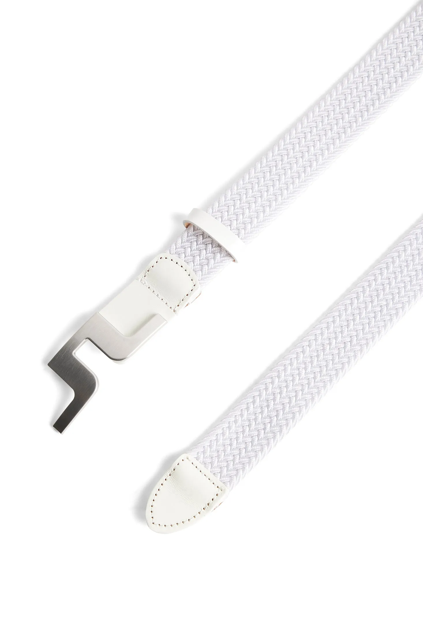 Berry Elastic Belt / White sold by J. Lindeberg product image thumbnail 3