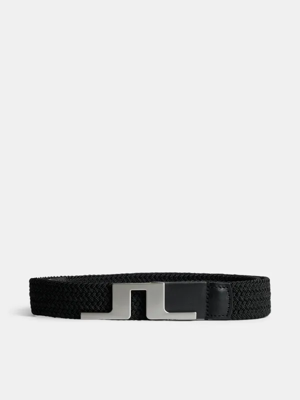 Lykke Braided Belt / Black sold by J. Lindeberg