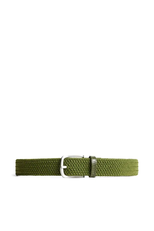 Bernhard Belt / Oil Green sold by J. Lindeberg