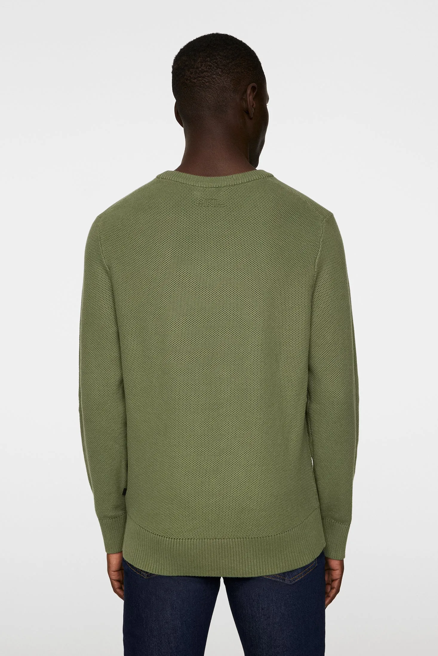 Arthur Knit Org Cotton / Olivine sold by J. Lindeberg product image thumbnail 3