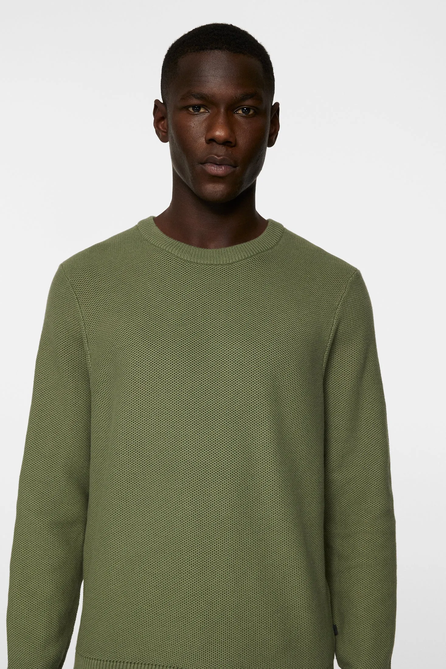 Arthur Knit Org Cotton / Olivine sold by J. Lindeberg product image thumbnail 5