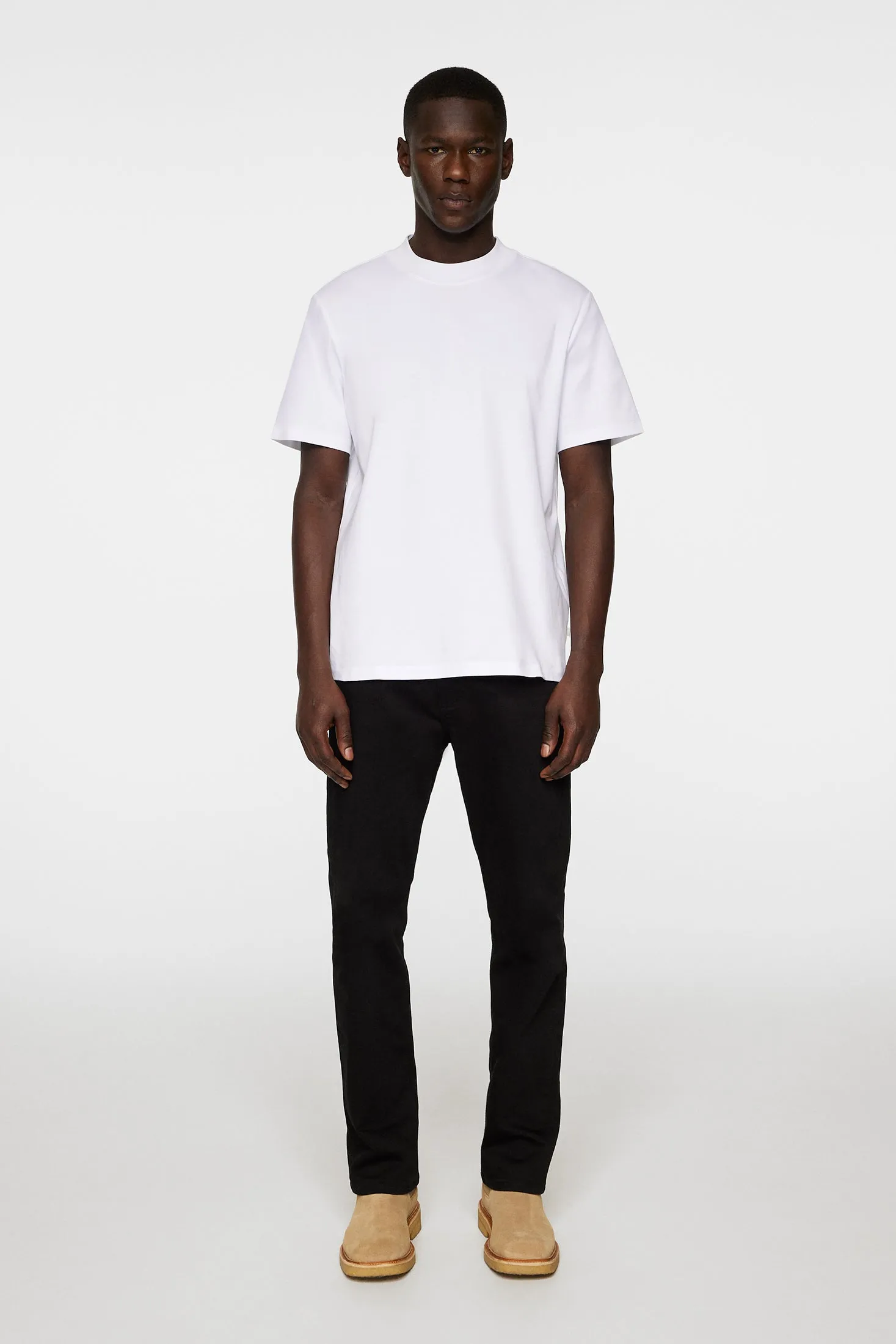 Ace Mock Neck T-Shirt / White sold by J. Lindeberg product image thumbnail 4