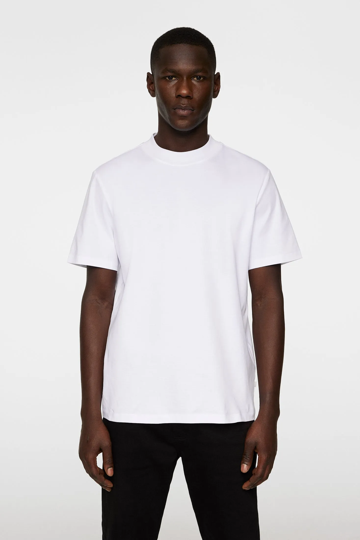 Ace Mock Neck T-Shirt / White sold by J. Lindeberg product image thumbnail 2