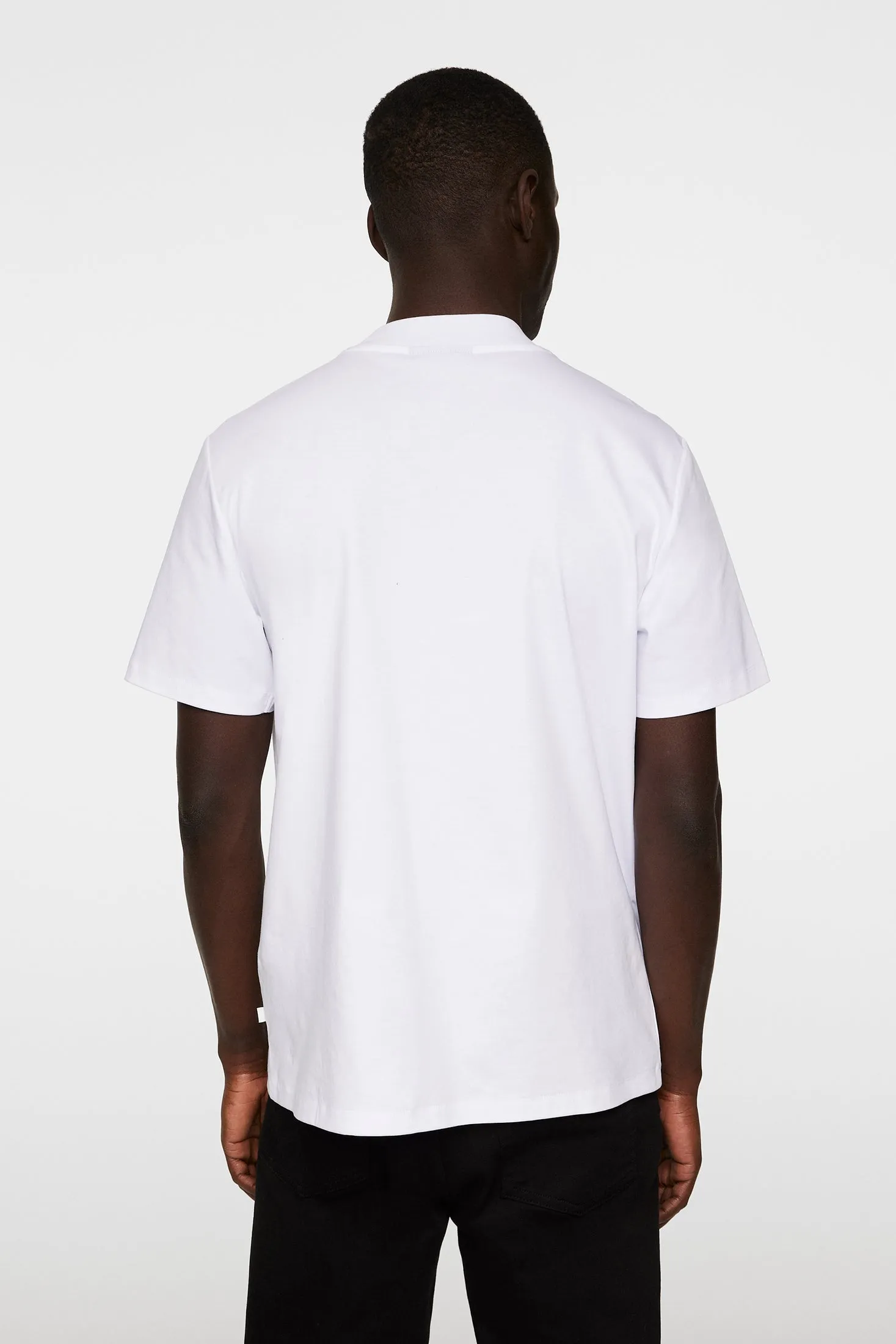 Ace Mock Neck T-Shirt / White sold by J. Lindeberg product image thumbnail 3