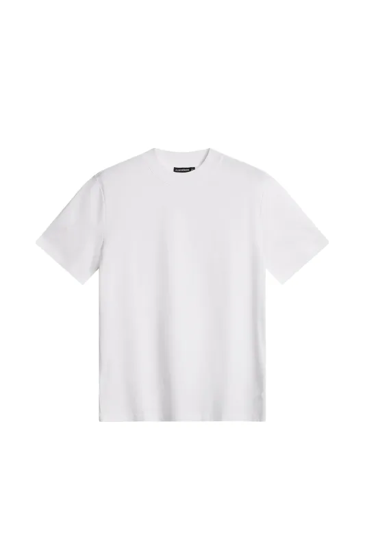 Ace Mock Neck T-Shirt / White sold by J. Lindeberg