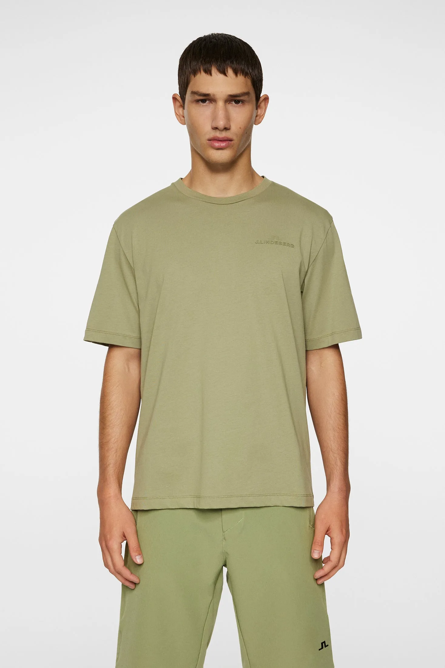 Alpha T-shirt / Oil Green sold by J. Lindeberg product image thumbnail 2