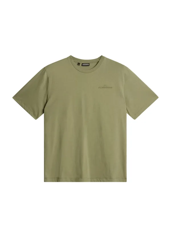 Alpha T-shirt / Oil Green sold by J. Lindeberg