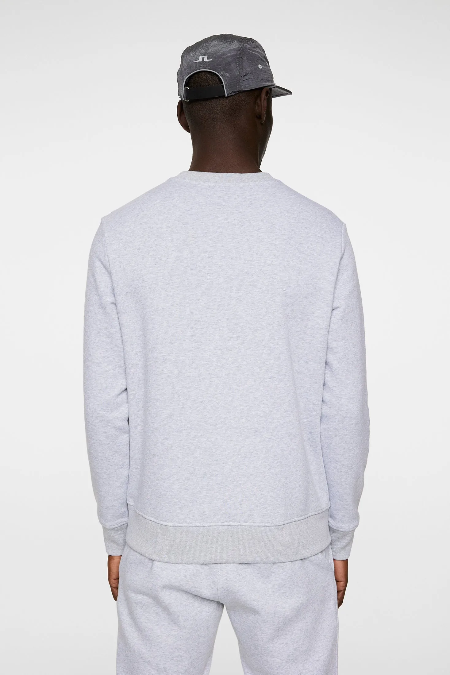 Alpha Crew Neck / Light Grey Melange sold by J. Lindeberg product image thumbnail 3