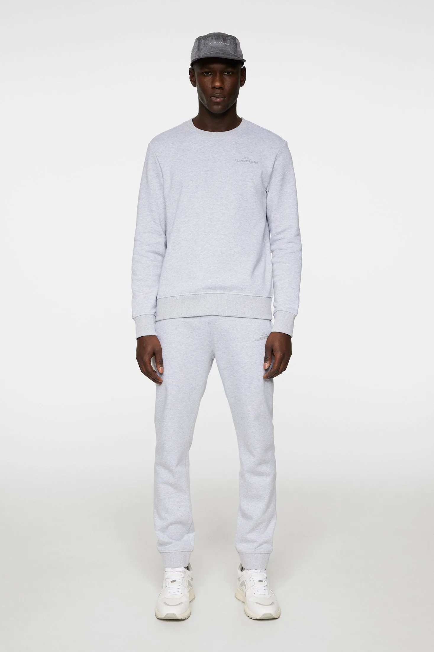 Alpha Crew Neck / Light Grey Melange sold by J. Lindeberg product image thumbnail 4