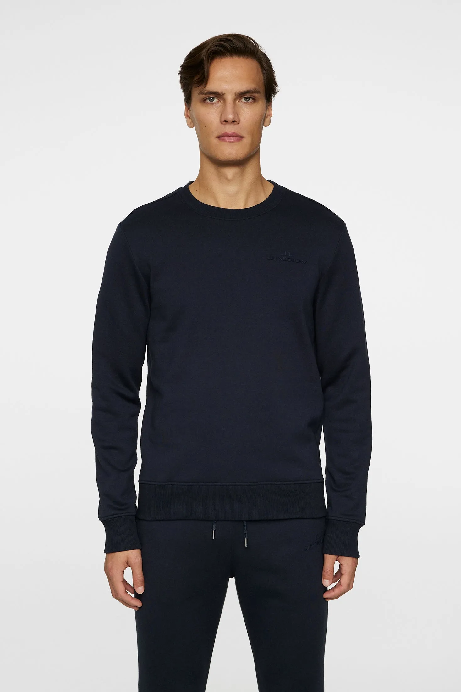 Alpha Crew Neck / JL Navy sold by J. Lindeberg product image thumbnail 2