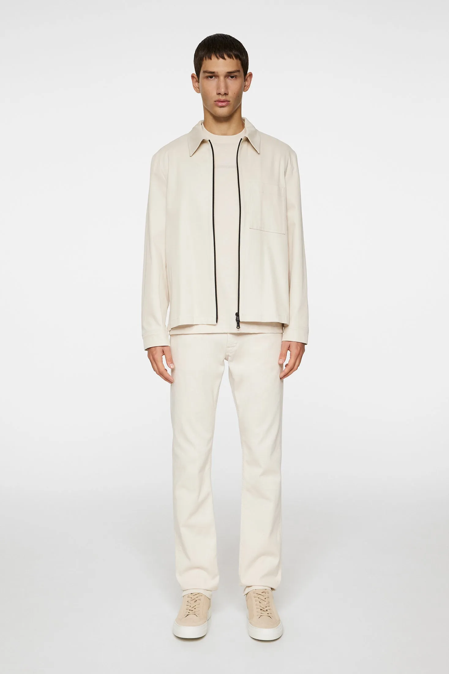 Julius Cotton Twill Overshirt / Moonbeam sold by J. Lindeberg product image thumbnail 4