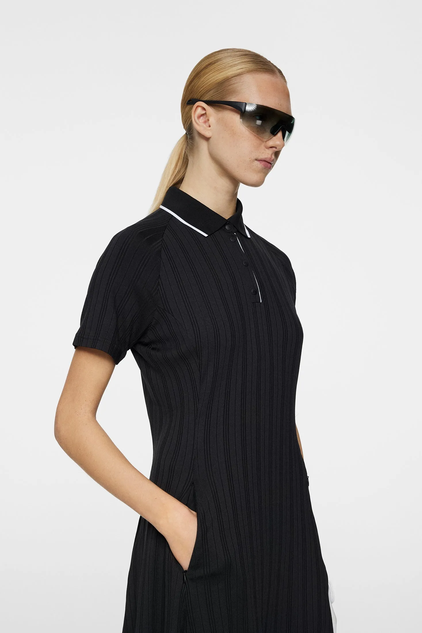 Dorinda Dress / Black sold by J. Lindeberg product image thumbnail 5