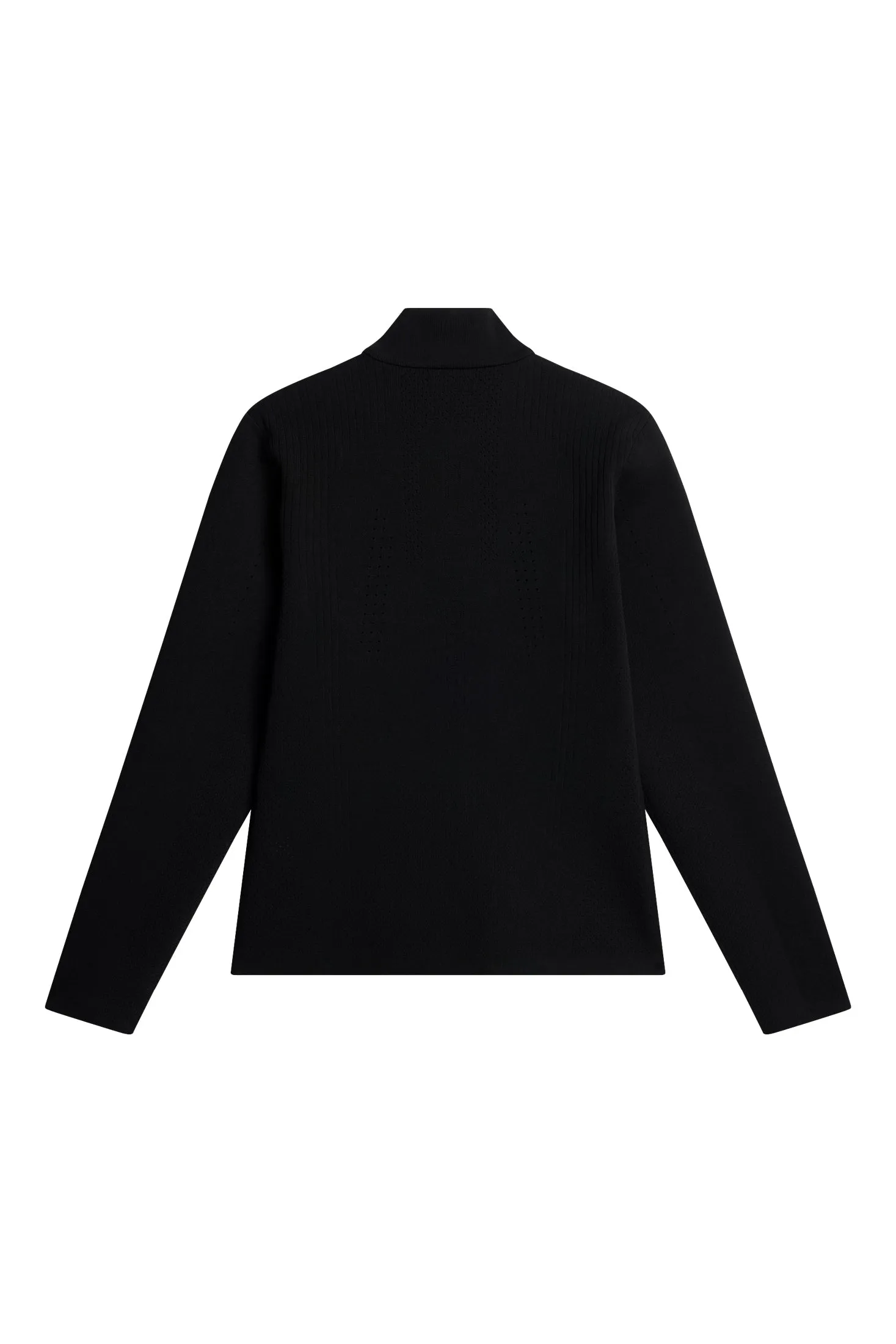 Bell Tech Knit Zip Sweater / Black sold by J. Lindeberg product image thumbnail 2