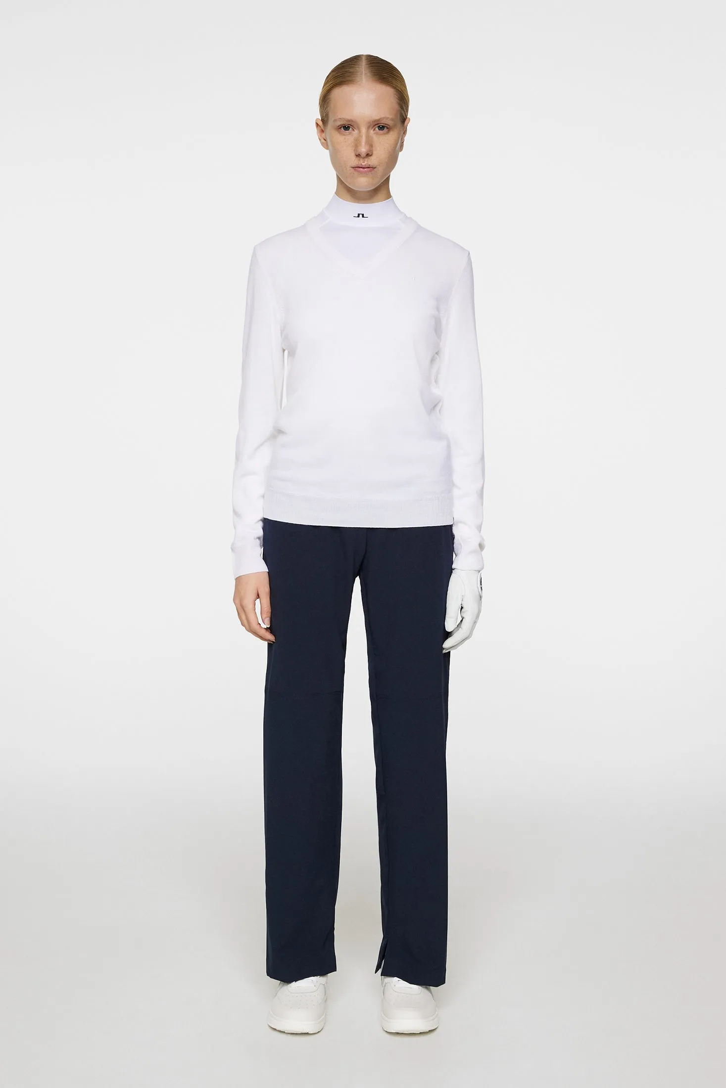 Amaya Knitted Sweater / White sold by J. Lindeberg product image thumbnail 4