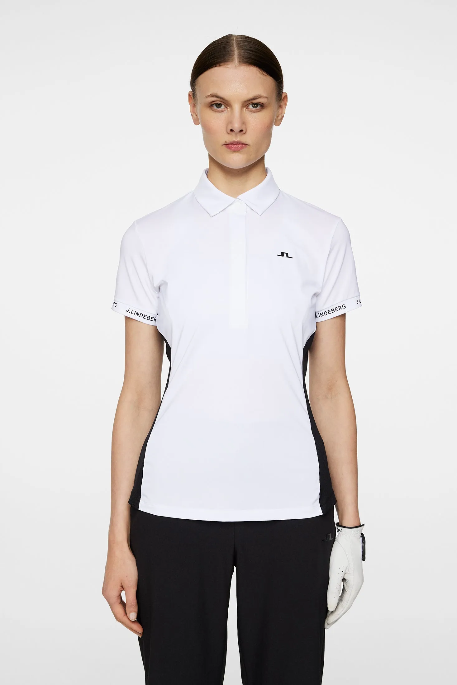 Becca Polo / White sold by J. Lindeberg product image thumbnail 3