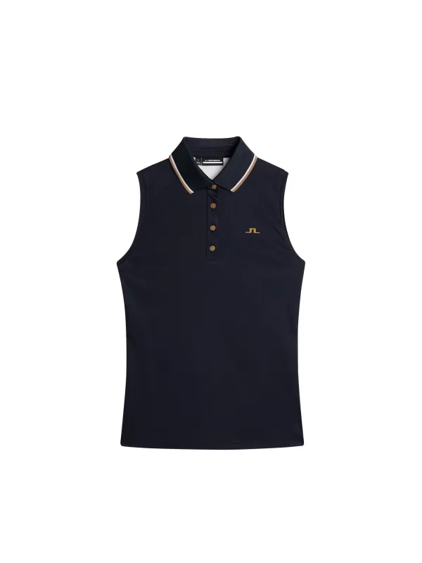 Swing Sleeveless Top / JL Navy made by J. Lindeberg