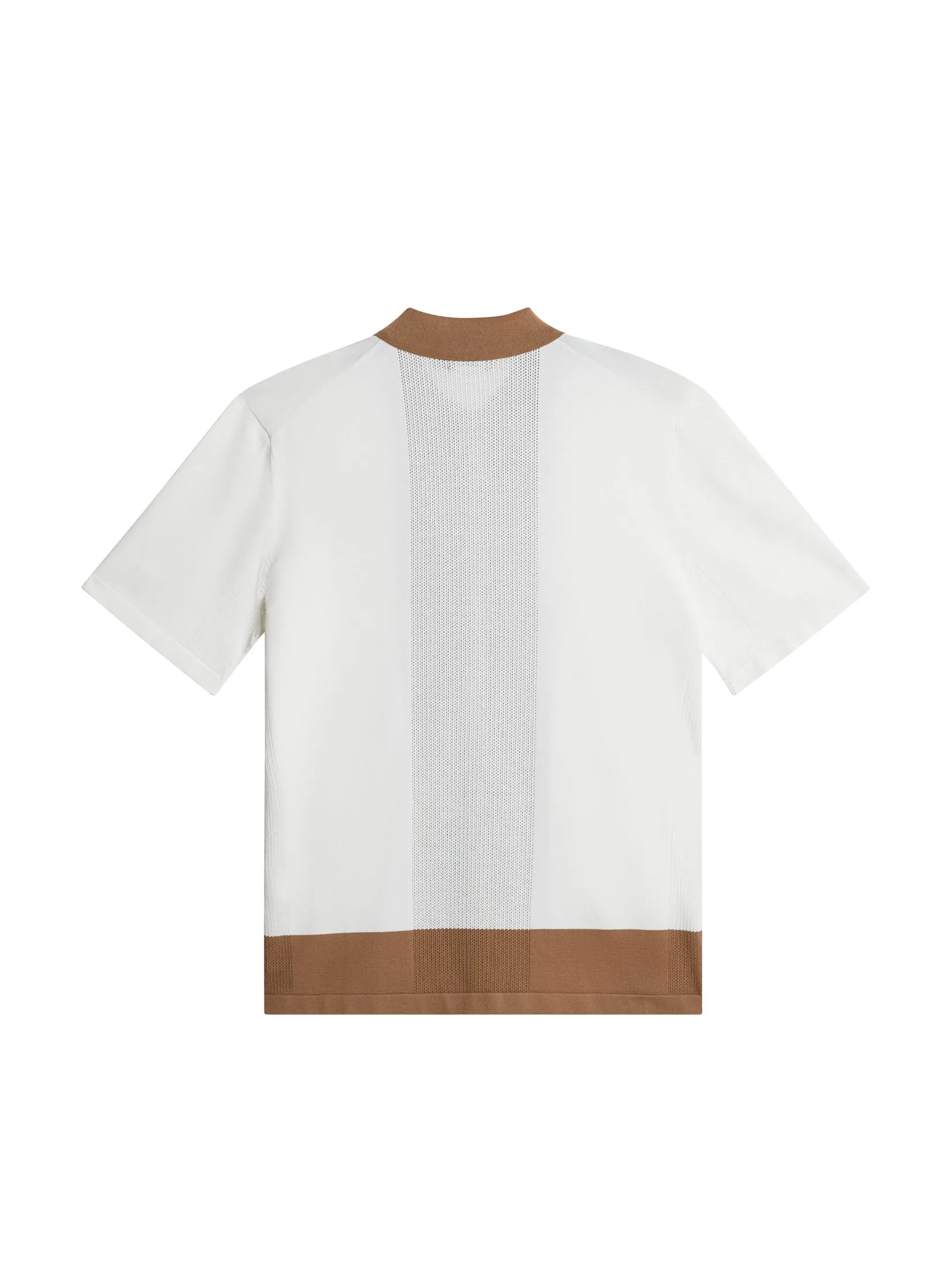 Rue Knitted Polo Shirt / White sold by J. Lindeberg product image thumbnail 2