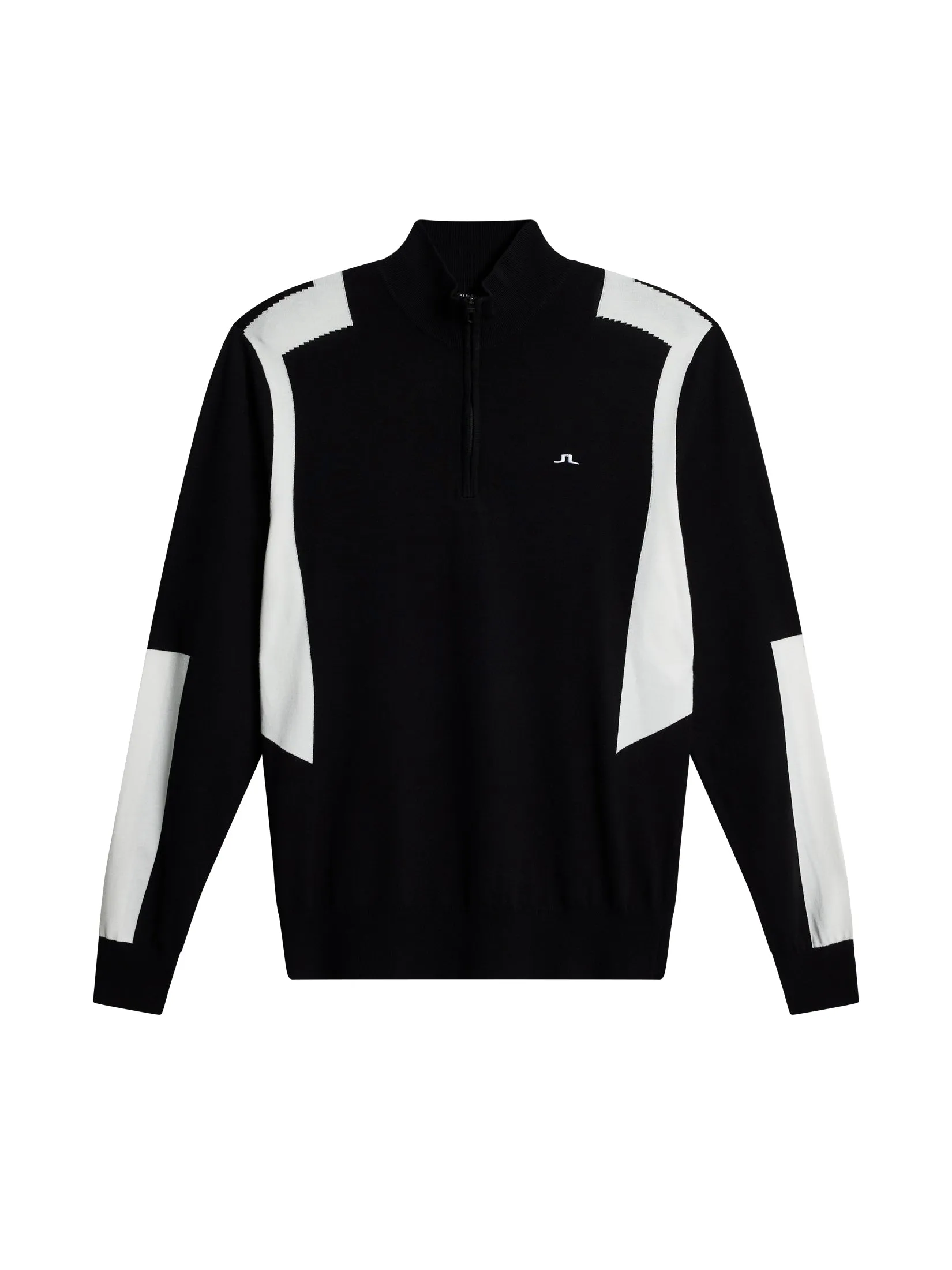 Kendrick Knitted Zip Sweater / Black sold by J. Lindeberg