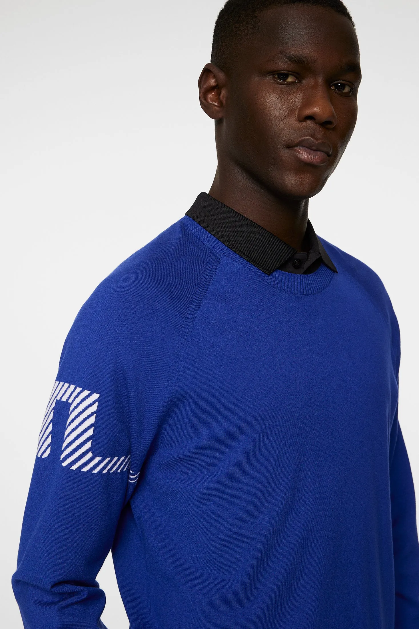 Heath Knitted Sweater / Clematis Blue sold by J. Lindeberg product image thumbnail 5