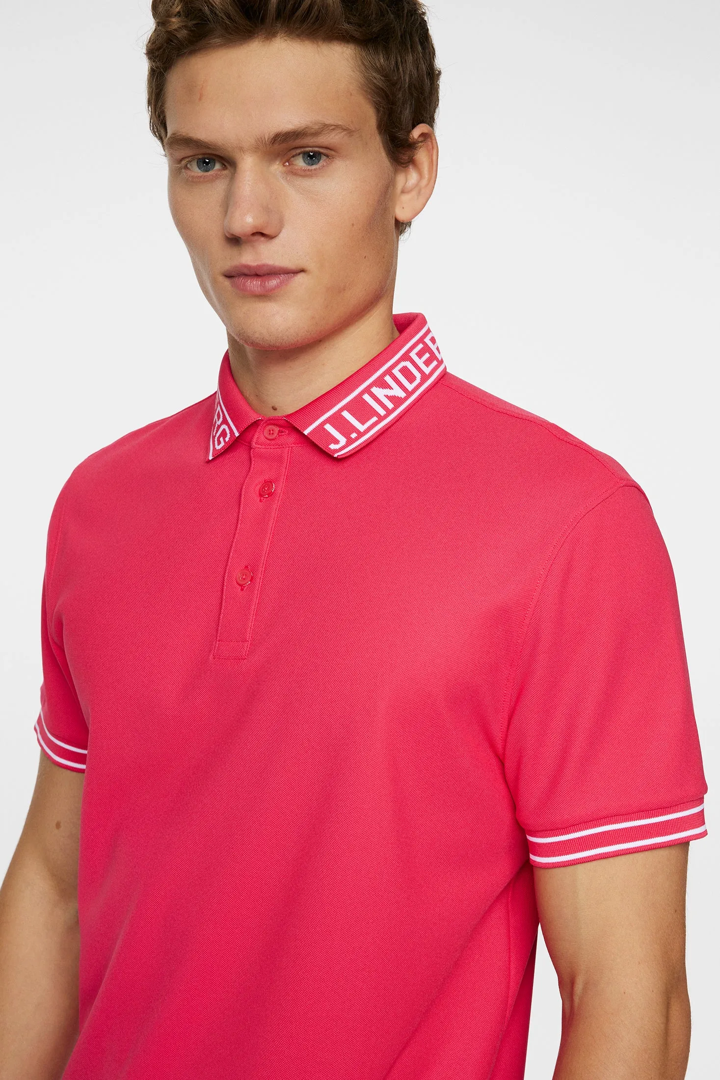 Austin Polo / Azalea sold by J. Lindeberg product image thumbnail 5