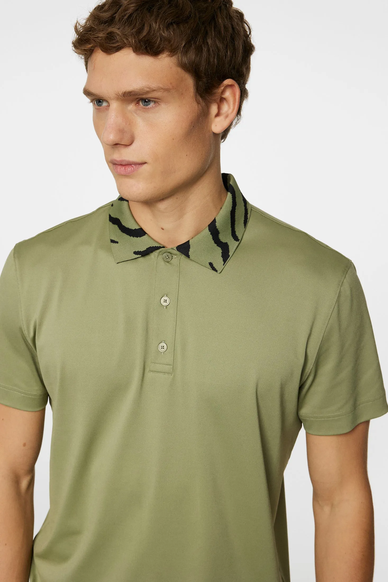 Karter Polo / Oil Green sold by J. Lindeberg product image thumbnail 5