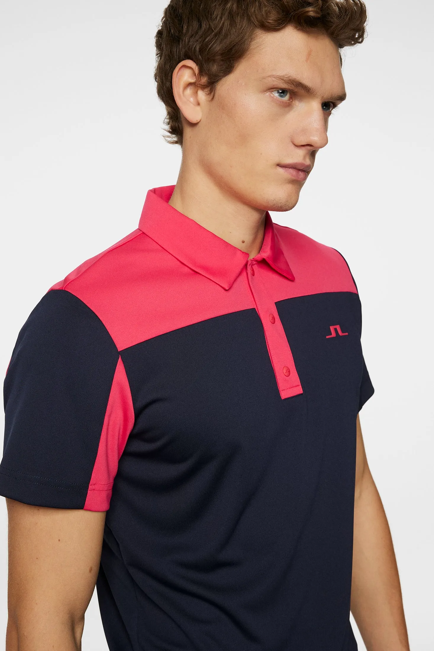 Anders Slim Fit Polo / Azalea sold by J. Lindeberg product image thumbnail 5