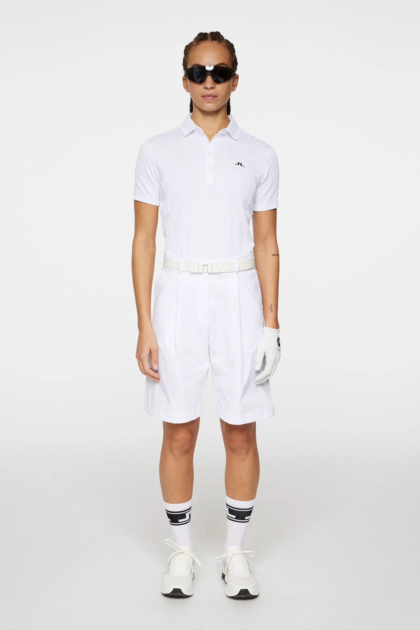 Izara Polo / White sold by J. Lindeberg product image thumbnail 4