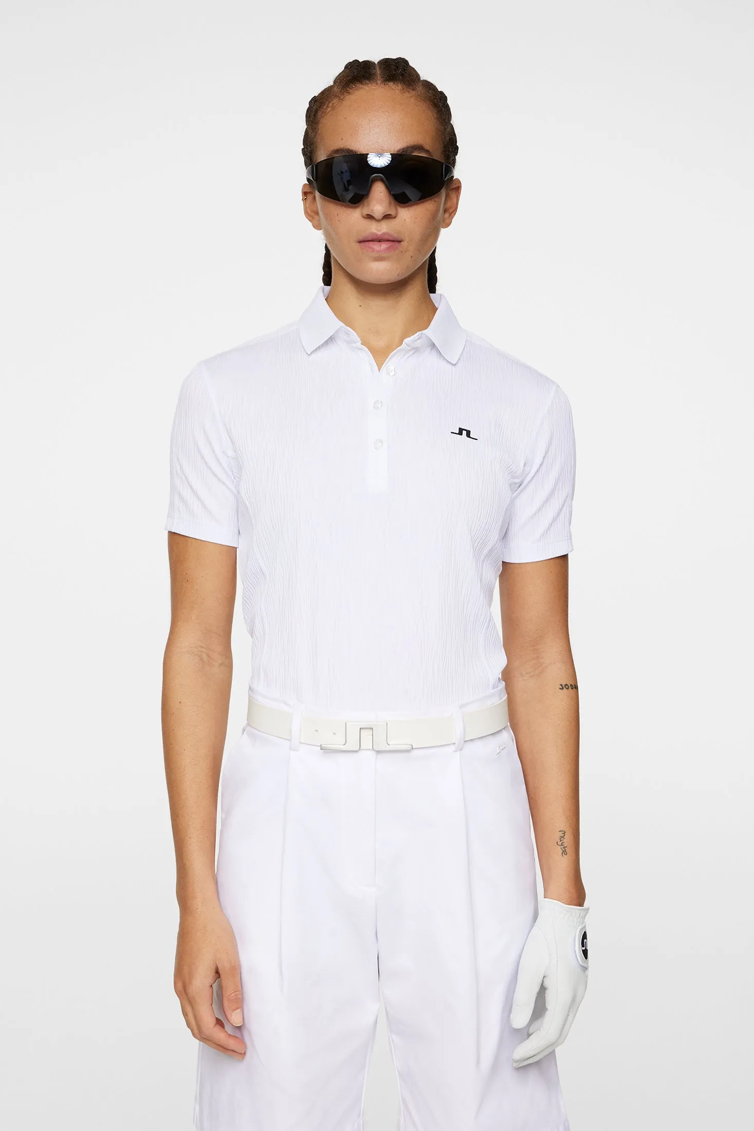 Izara Polo / White sold by J. Lindeberg product image thumbnail 2