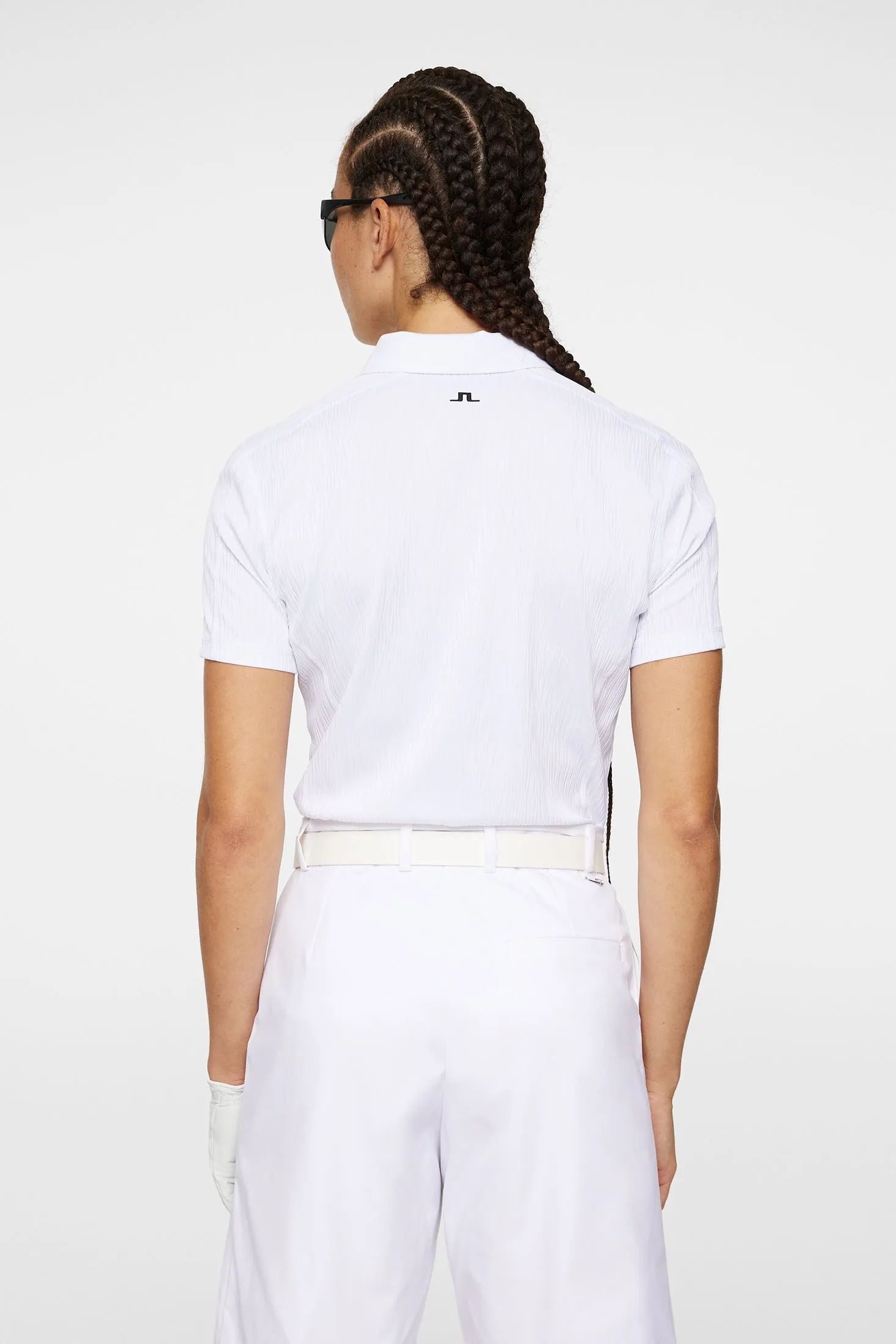 Izara Polo / White sold by J. Lindeberg product image thumbnail 3