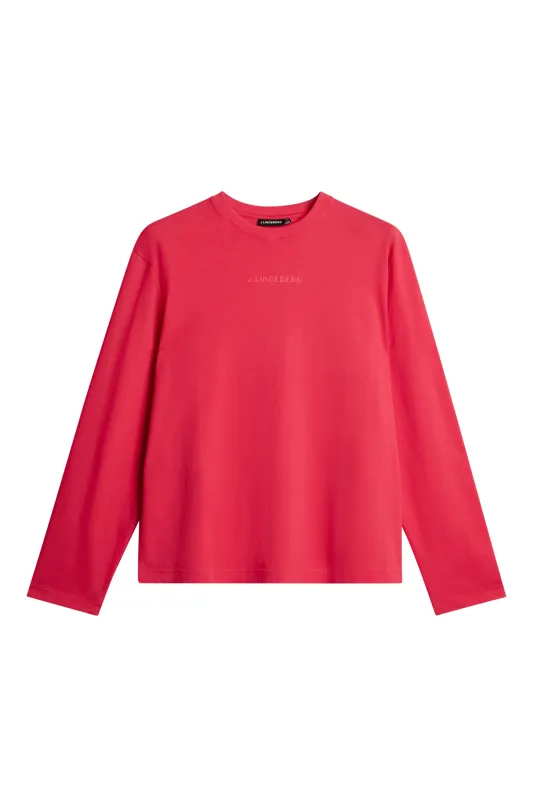 Hale Logo Longsleeve T-shirt / Azalea sold by J. Lindeberg