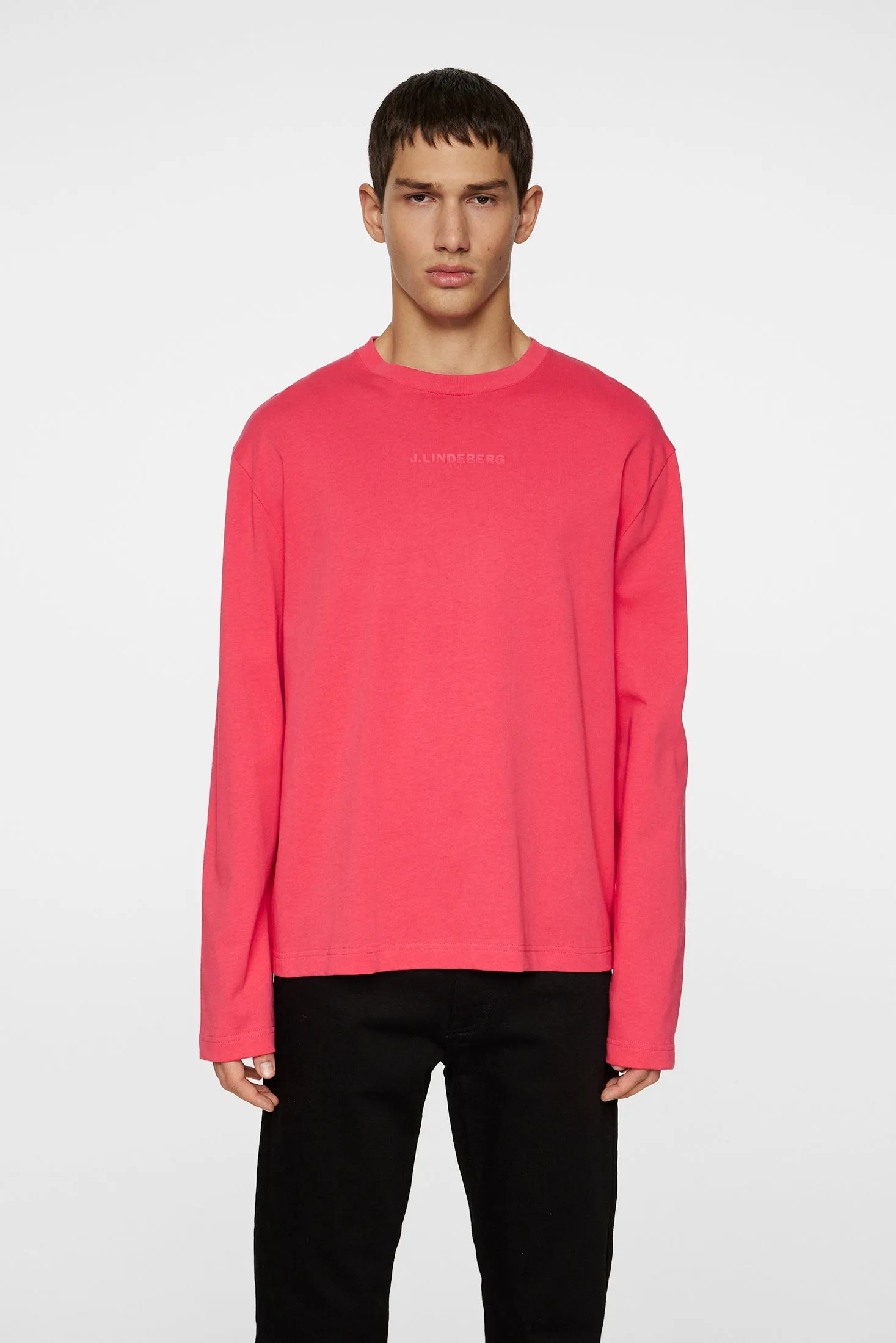 Hale Logo Longsleeve T-shirt / Azalea sold by J. Lindeberg product image thumbnail 2