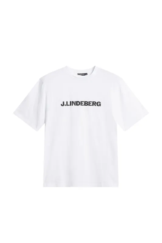 Parcy Logo Tee / White sold by J. Lindeberg