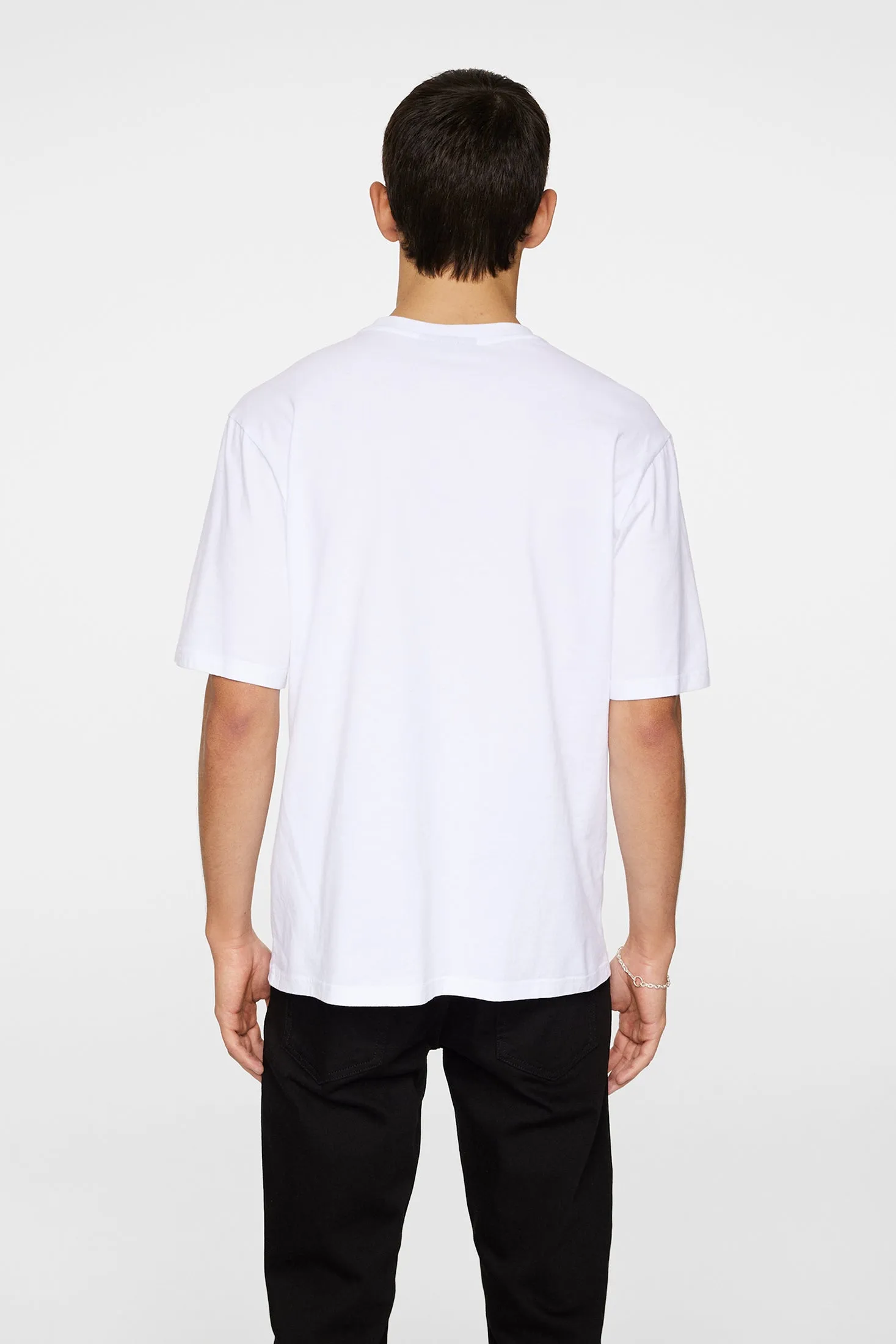 Parcy Logo Tee / White sold by J. Lindeberg product image thumbnail 3