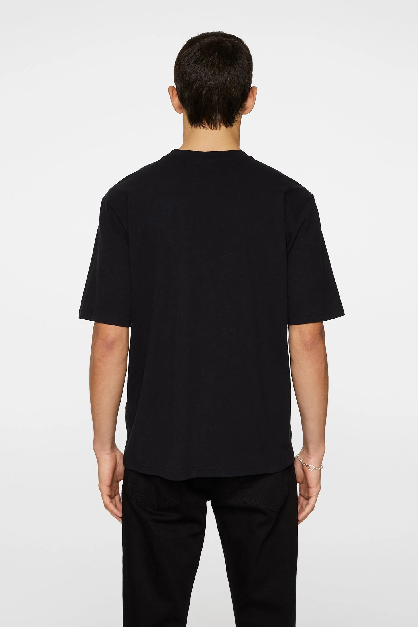 Parcy Logo Tee / Black sold by J. Lindeberg product image thumbnail 3