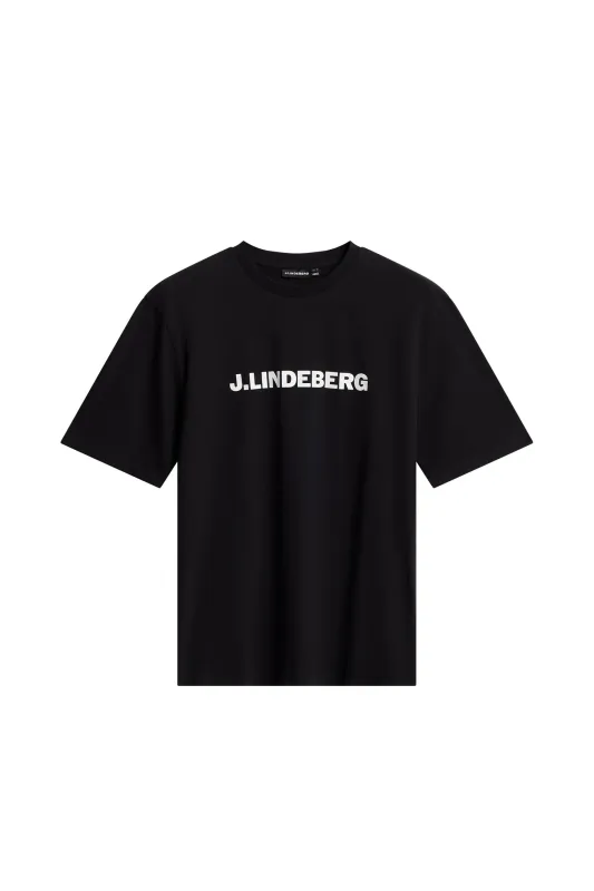 Parcy Logo Tee / Black sold by J. Lindeberg