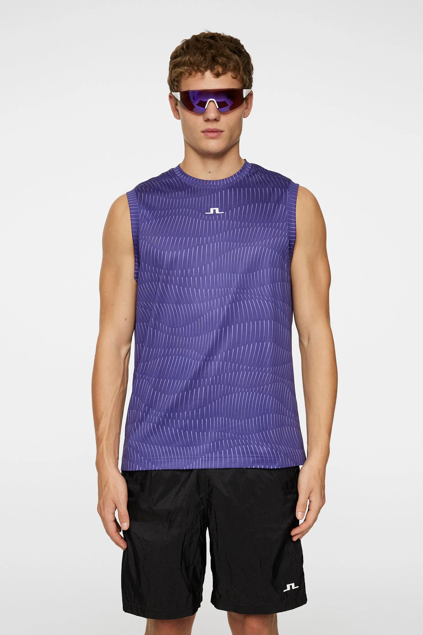 Jack Sleeveless Tee / Resonance Deep Wisteria L sold by J. Lindeberg product image thumbnail 3